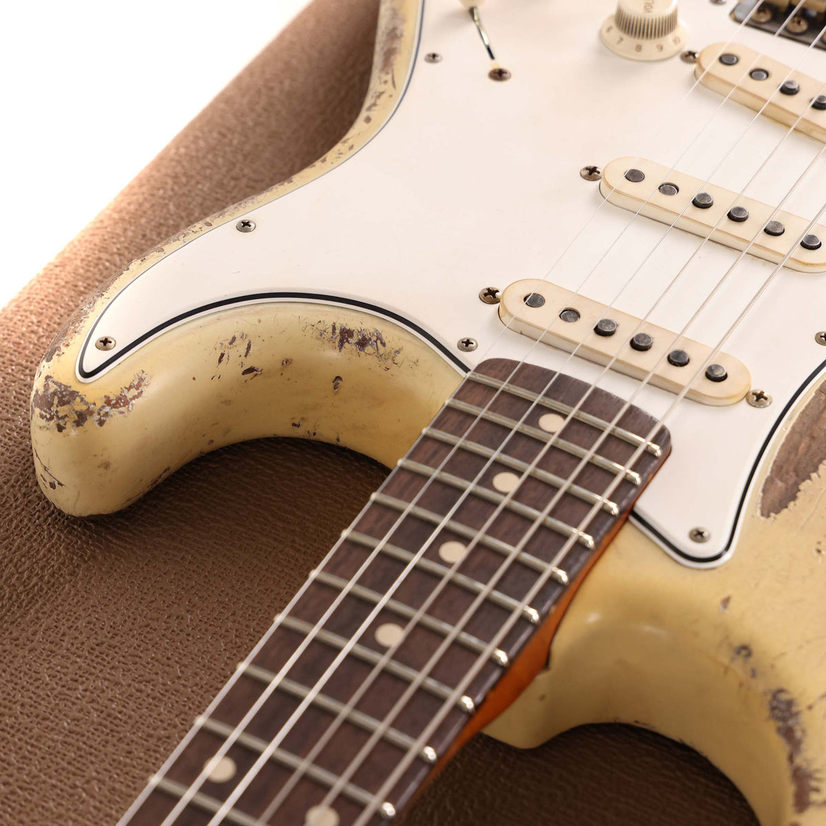 Fender Custom Shop 1960 Ultimate Relic Roasted Stratocaster Olympic White Masterbuilt Andy Hicks — 11