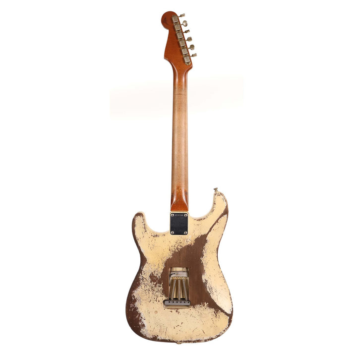 Fender Custom Shop 1960 Ultimate Relic Roasted Stratocaster Olympic White Masterbuilt Andy Hicks