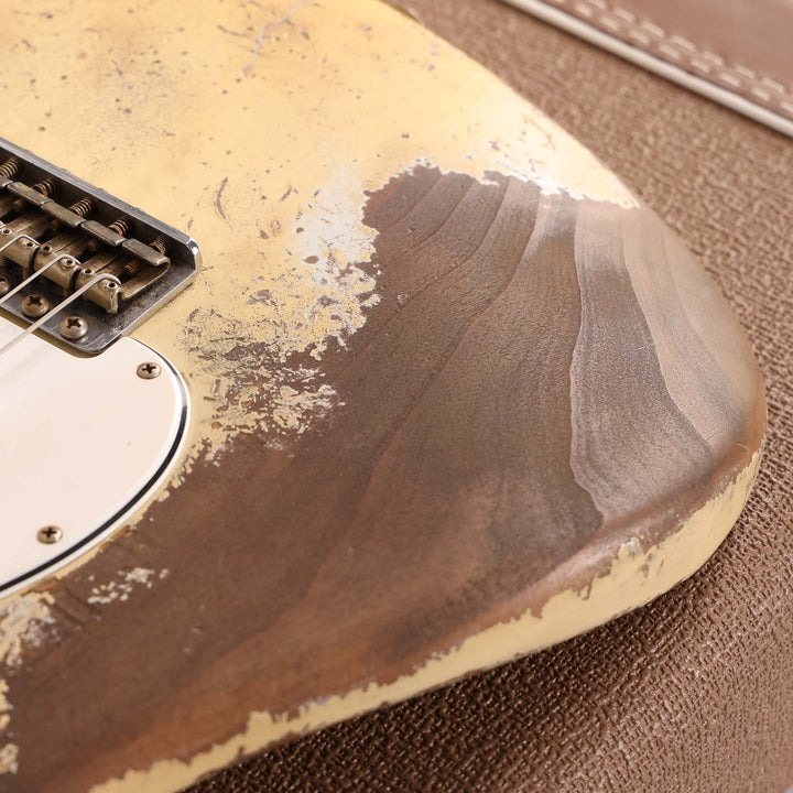 Fender Custom Shop 1960 Ultimate Relic Roasted Stratocaster Olympic White Masterbuilt Andy Hicks