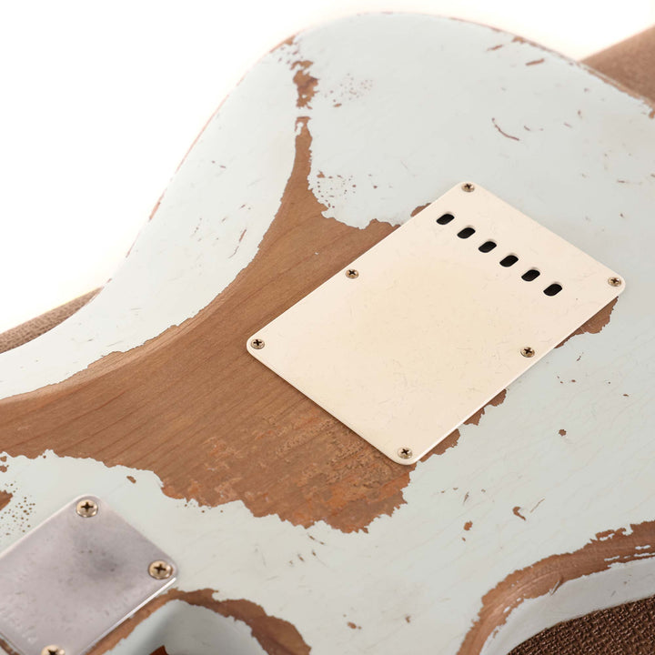 Fender Custom Shop 1963 Stratocaster Ultimate Relic Faded Sonic Blue Masterbuilt Greg Fessler