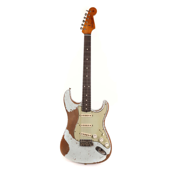 Fender Custom Shop 1963 Stratocaster Ultimate Relic Faded Sonic Blue Masterbuilt Greg Fessler