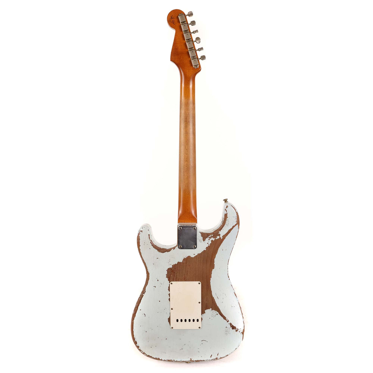 Fender Custom Shop 1963 Stratocaster Ultimate Relic Faded Sonic Blue Masterbuilt Greg Fessler — 3