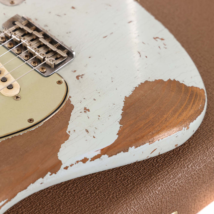 Fender Custom Shop 1963 Stratocaster Ultimate Relic Faded Sonic Blue Masterbuilt Greg Fessler