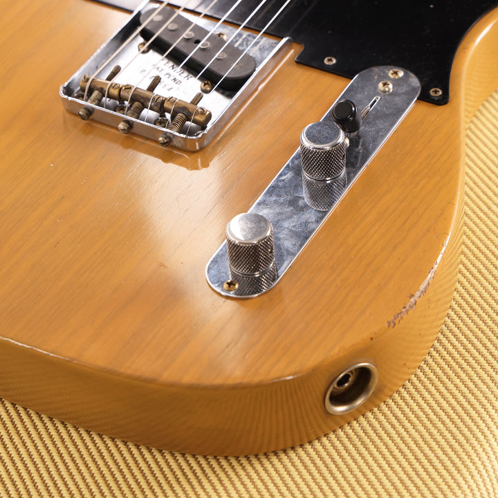 Fender Custom Shop 1953 Stealth Esquire Roasted Ash Journeyman Relic Butterscotch Blonde Masterbuilt Andy Hicks