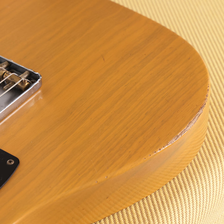 Fender Custom Shop 1953 Stealth Esquire Roasted Ash Journeyman Relic Butterscotch Blonde Masterbuilt Andy Hicks