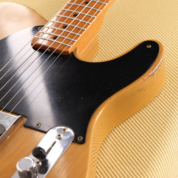 Fender Custom Shop 1953 Stealth Esquire Roasted Ash Journeyman Relic Butterscotch Blonde Masterbuilt Andy Hicks