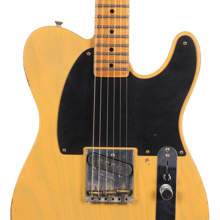 Fender Custom Shop 1953 Stealth Esquire Roasted Ash Journeyman Relic Butterscotch Blonde