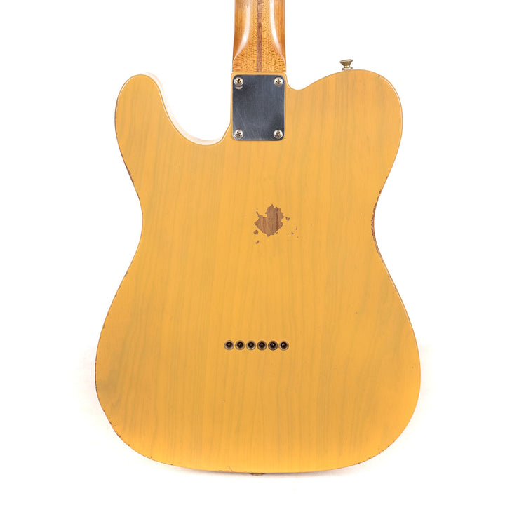 Fender Custom Shop 1953 Stealth Esquire Roasted Ash Journeyman Relic Butterscotch Blonde