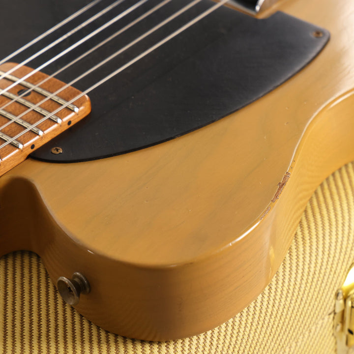Fender Custom Shop 1953 Stealth Esquire Roasted Ash Journeyman Relic Butterscotch Blonde