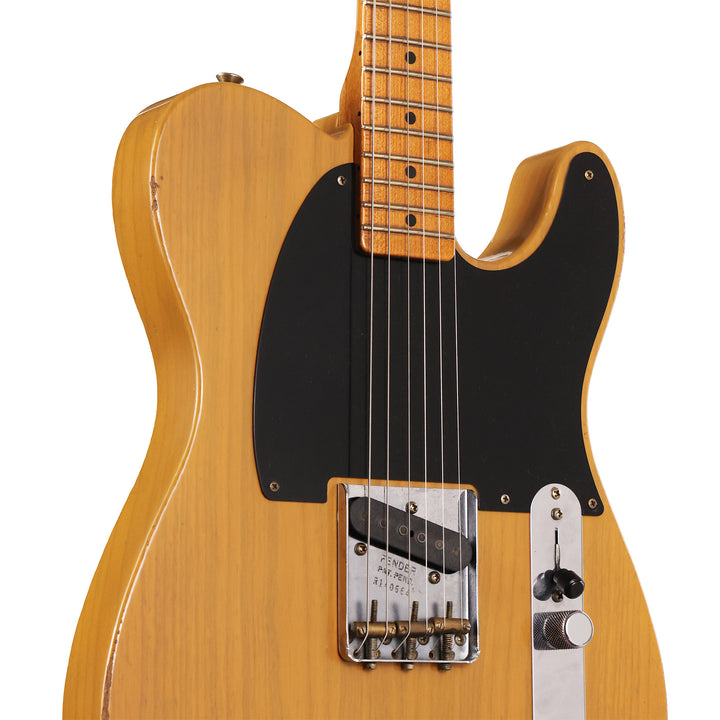 Fender Custom Shop 1953 Stealth Esquire Roasted Ash Journeyman Relic Butterscotch Blonde Masterbuilt Andy Hicks