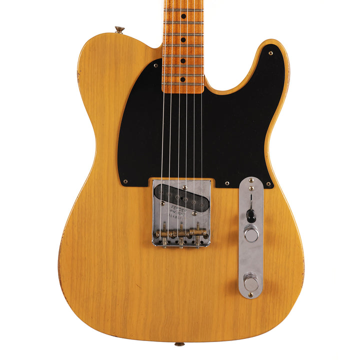 Fender Custom Shop 1953 Stealth Esquire Roasted Ash Journeyman Relic Butterscotch Blonde Masterbuilt Andy Hicks