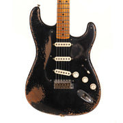 Fender Custom Shop 1957 Stratocaster Roasted Alder Heavy Relic Black Masterbuilt Andy Hicks