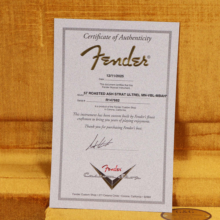 1957 Roasted Ash Stratocaster Ultimate Relic Masterbuilt Andy Hicks