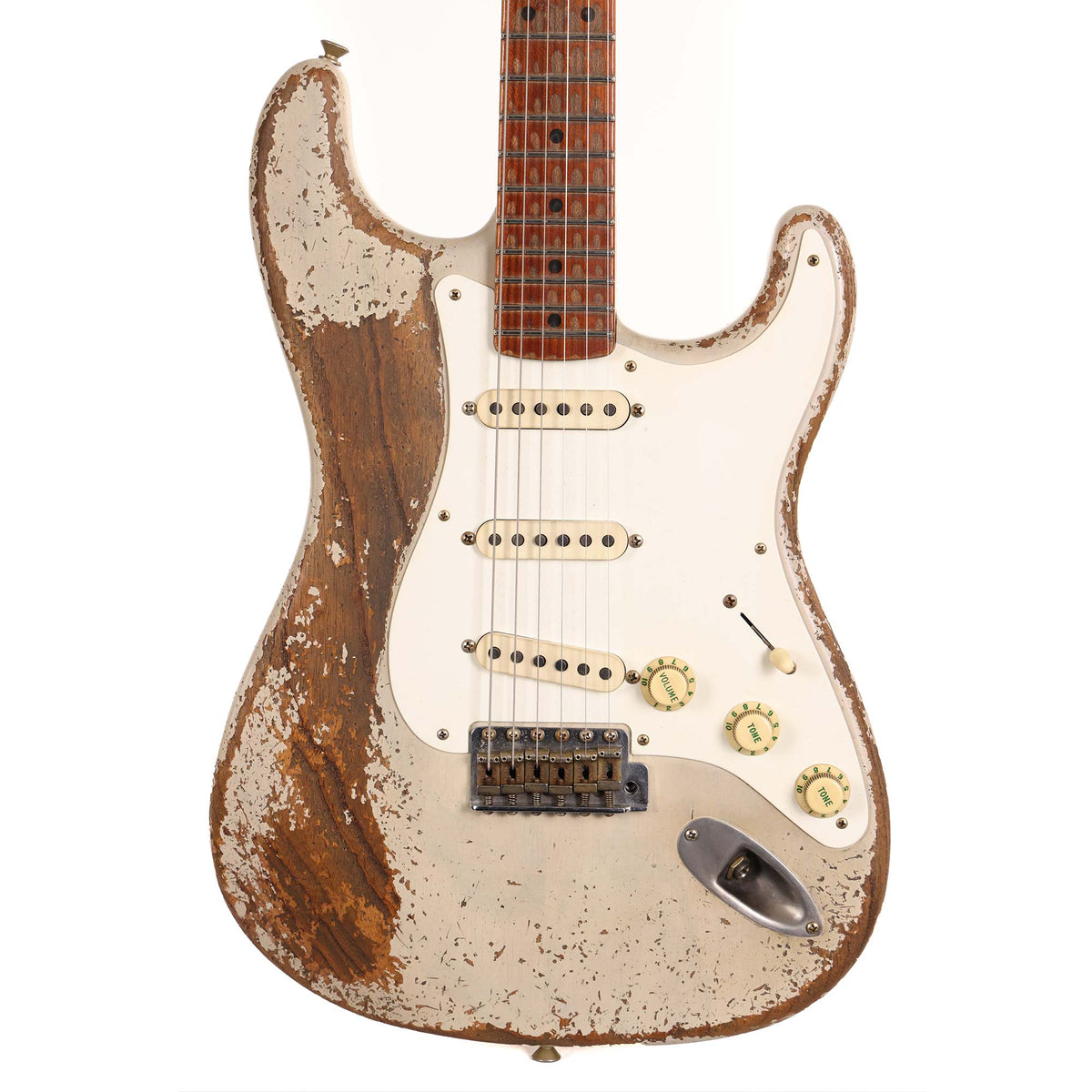 Fender Custom Shop 1957 Roasted Ash Stratocaster Ultimate Relic Masterbuilt Andy Hicks Relic White Blonde — 1