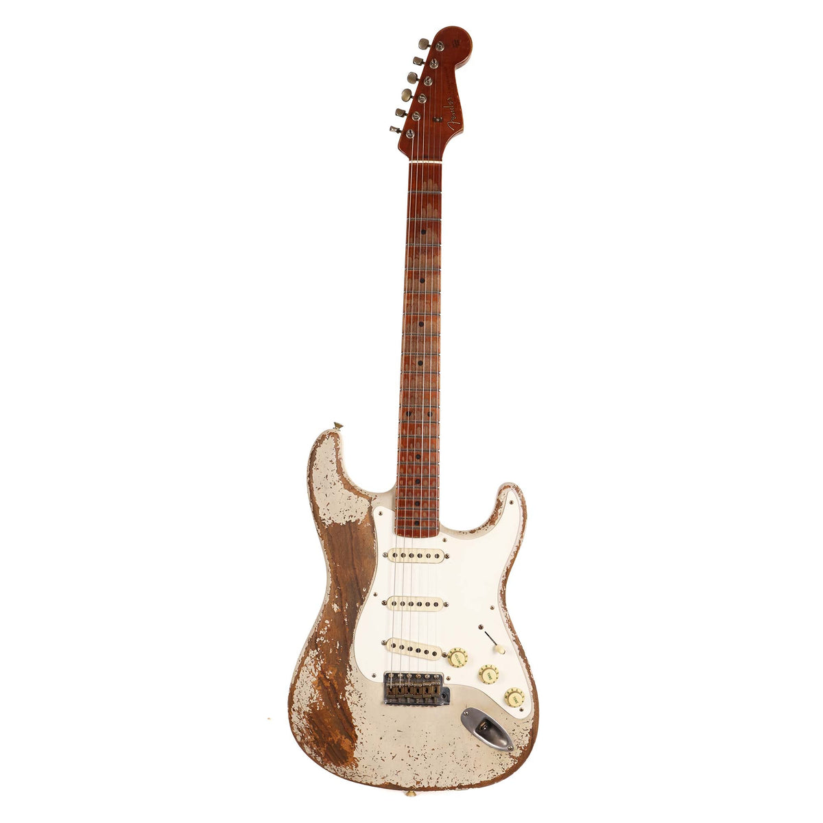 Fender Custom Shop 1957 Roasted Ash Stratocaster Ultimate Relic Masterbuilt Andy Hicks Relic White Blonde — 2
