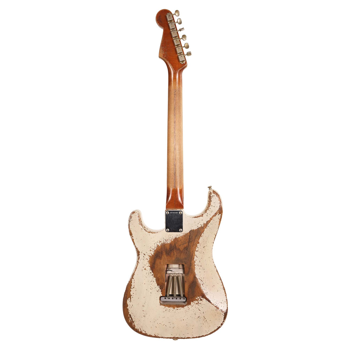 Fender Custom Shop 1957 Roasted Ash Stratocaster Ultimate Relic Masterbuilt Andy Hicks Relic White Blonde — 3