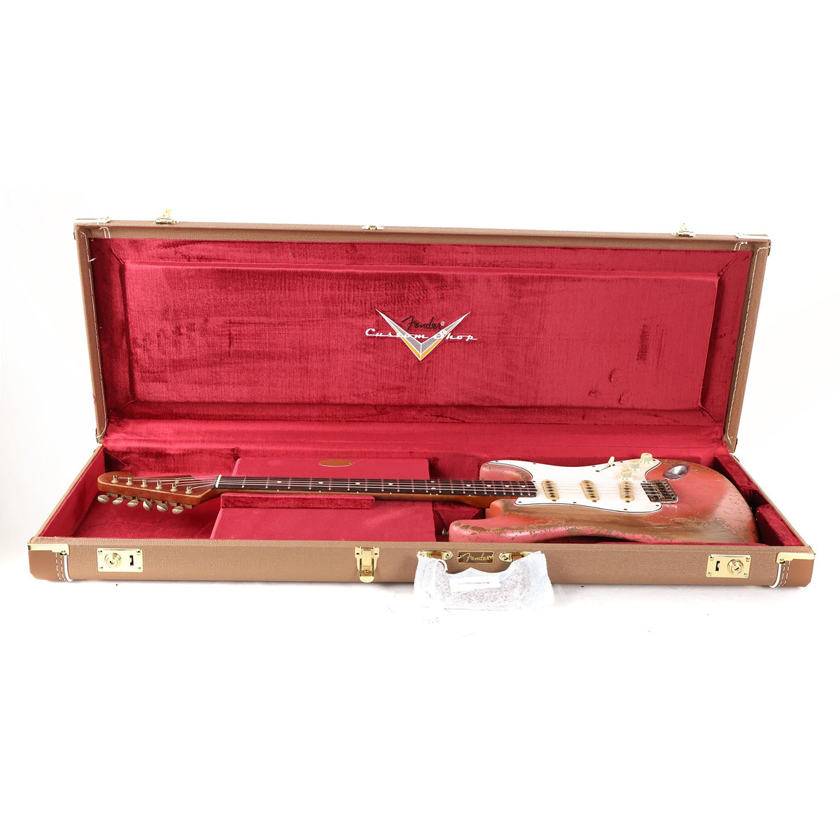 Fender Custom Shop 1962 Stratocaster Ultimate Relic Masterbuilt Vincent Van Trigt Coral Pink — 12