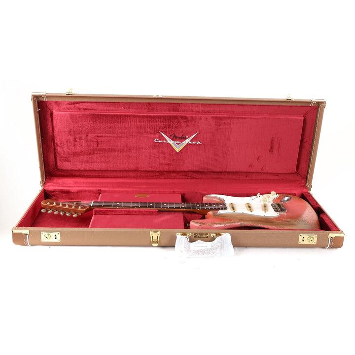 Fender Custom Shop 1962 Stratocaster Ultimate Relic Masterbuilt Vincent Van Trigt Coral Pink