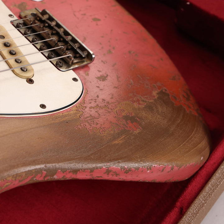 Fender Custom Shop 1962 Stratocaster Ultimate Relic Masterbuilt Vincent Van Trigt Coral Pink