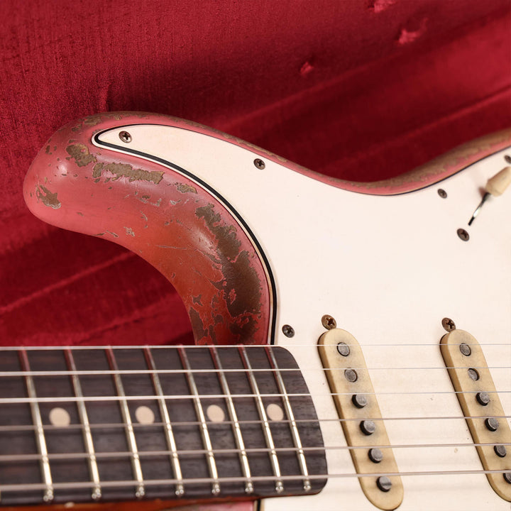 Fender Custom Shop 1962 Stratocaster Ultimate Relic Masterbuilt Vincent Van Trigt Coral Pink