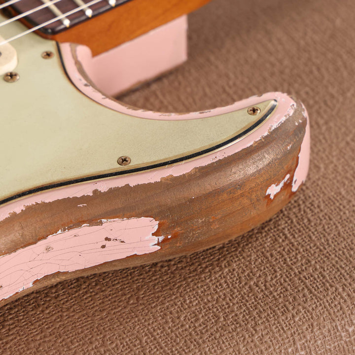 Fender Custom Shop 1962 Roasted Stratocaster Ultimate Relic Shell Pink Masterbuilt Greg Fessler