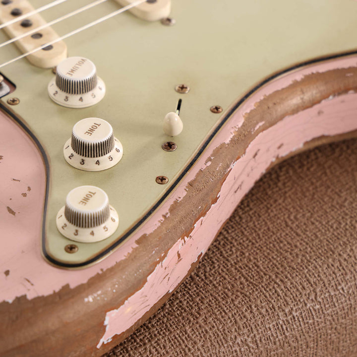 Fender Custom Shop 1962 Roasted Stratocaster Ultimate Relic Shell Pink Masterbuilt Greg Fessler