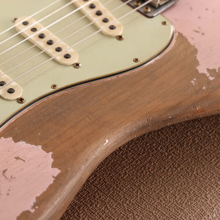 Fender Custom Shop 1962 Roasted Stratocaster Ultimate Relic Shell Pink Masterbuilt Greg Fessler