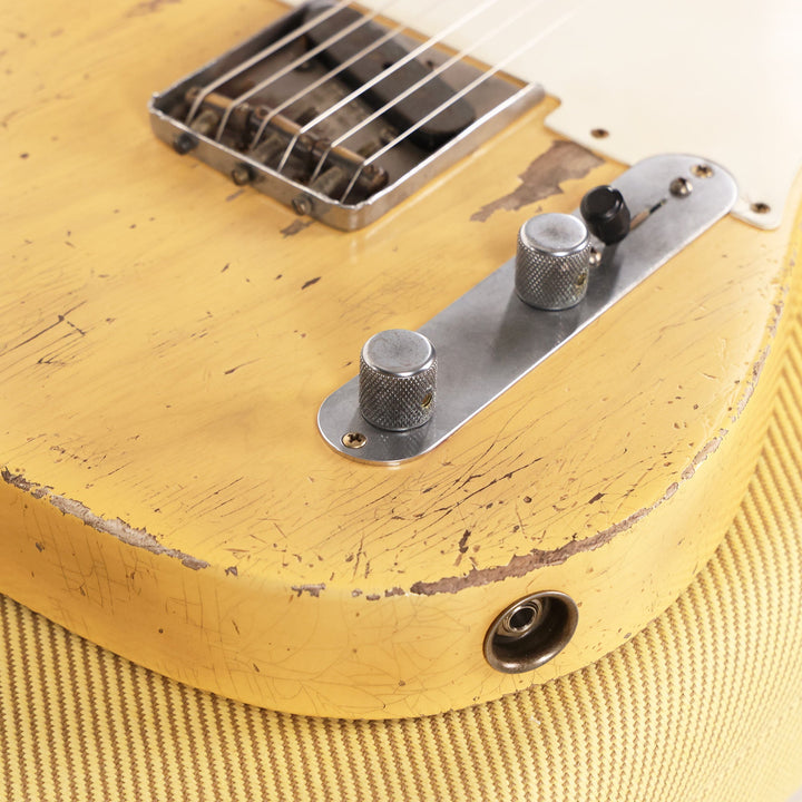 Fender Custom Shop 1953 Esquire Masterbuilt Andy Hicks Heavy Relic Nocaster Blonde