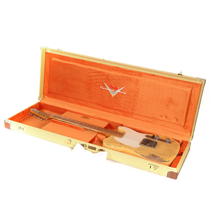 Fender Custom Shop 1953 Esquire Masterbuilt Andy Hicks Heavy Relic Nocaster Blonde