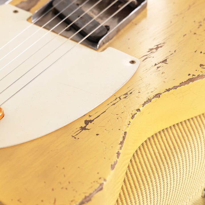 Fender Custom Shop 1953 Esquire Masterbuilt Andy Hicks Heavy Relic Nocaster Blonde