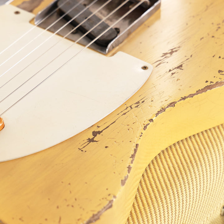 Fender Custom Shop 1953 Esquire Masterbuilt Andy Hicks Heavy Relic Nocaster Blonde