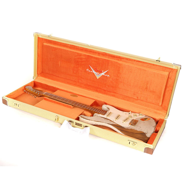 Fender Custom Shop 1957 Ultimate Relic Roasted Stratocaster Vintage Blonde Masterbuilt Andy Hicks