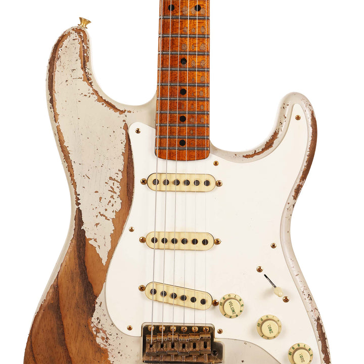 Fender Custom Shop 1957 Ultimate Relic Roasted Stratocaster Vintage Blonde Masterbuilt Andy Hicks