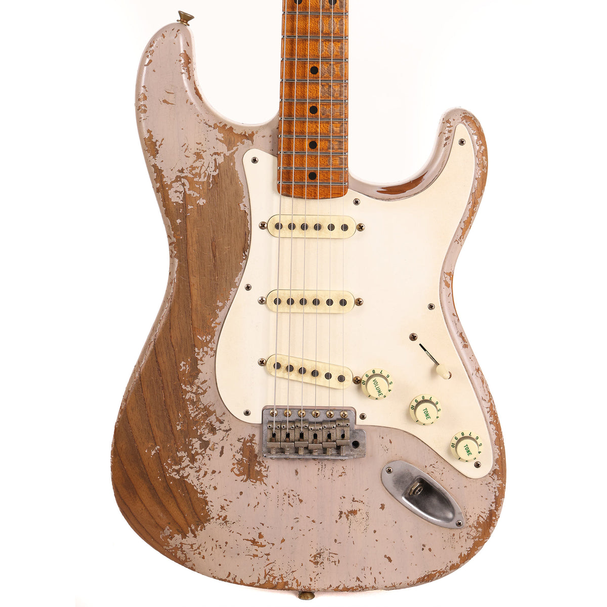 Fender Custom Shop 1955 Roasted Stratocaster Ultimate Relic Dirty White Blonde Masterbuilt Greg Fessler — 2