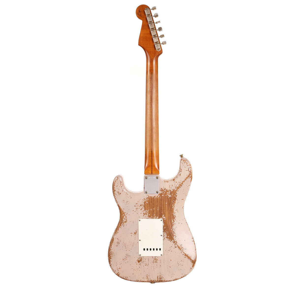 Fender Custom Shop 1955 Roasted Stratocaster Ultimate Relic Dirty White Blonde Masterbuilt Greg Fessler — 4