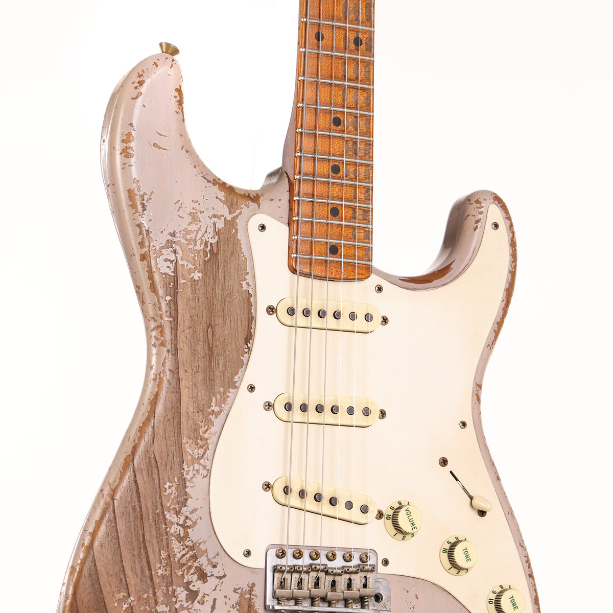 Fender Custom Shop 1955 Roasted Stratocaster Ultimate Relic Dirty White Blonde Masterbuilt Greg Fessler — 5