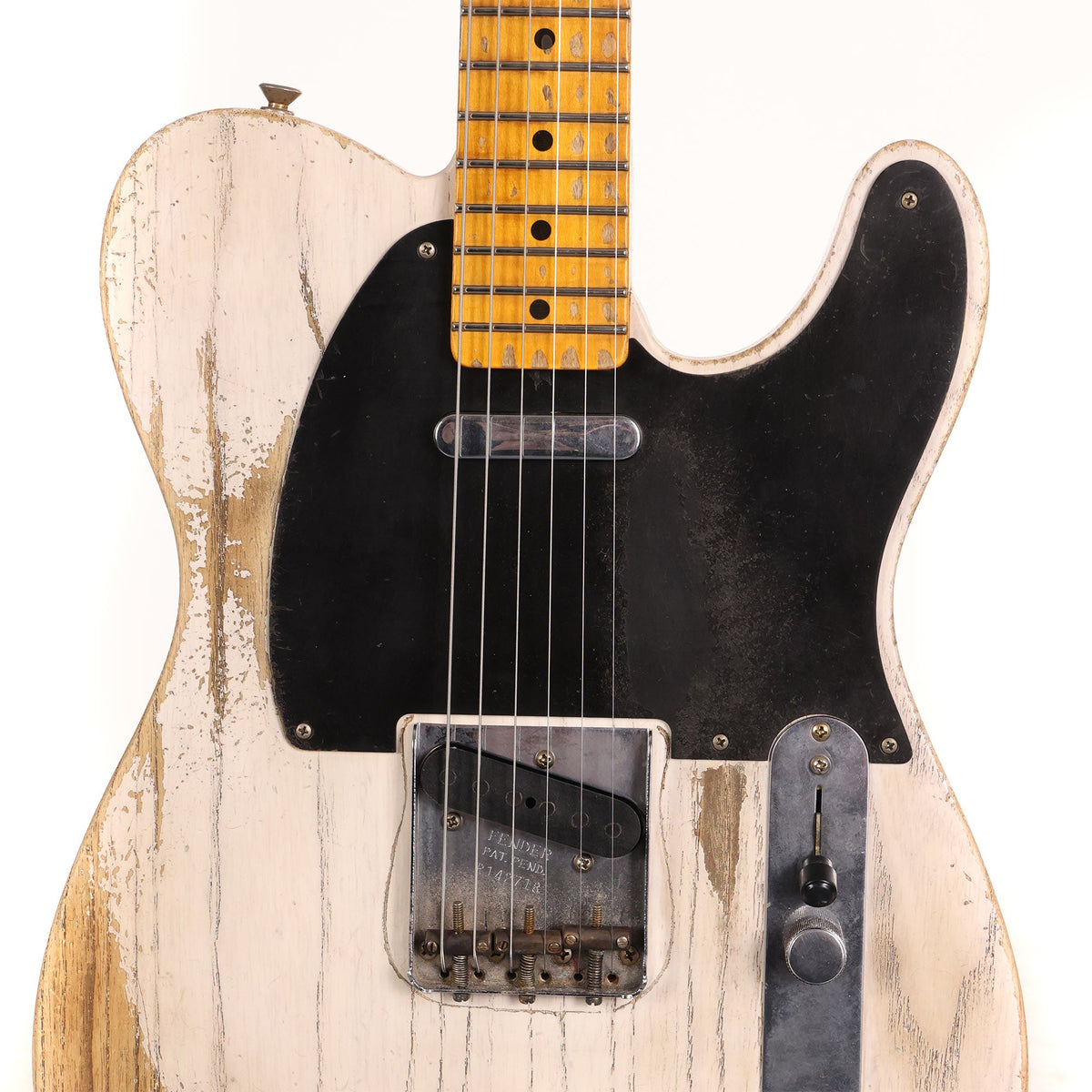 Fender Custom Shop 1957 Telecaster Ultimate Relic White Blonde Masterbuilt Andy Hicks — 4