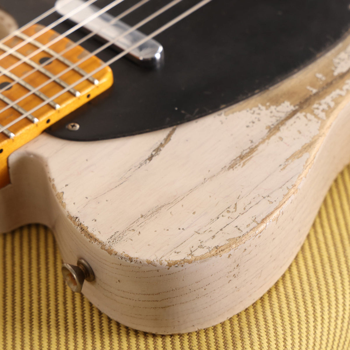 Fender Custom Shop 1957 Telecaster Ultimate Relic White Blonde Masterbuilt Andy Hicks — 6
