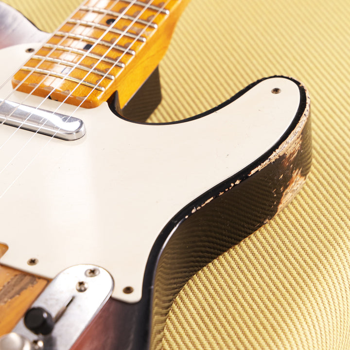 Fender Custom Shop 1955 Telecaster Heavy Relic 2-Tone Sunburst over Blonde Masterbuilt Andy Hicks
