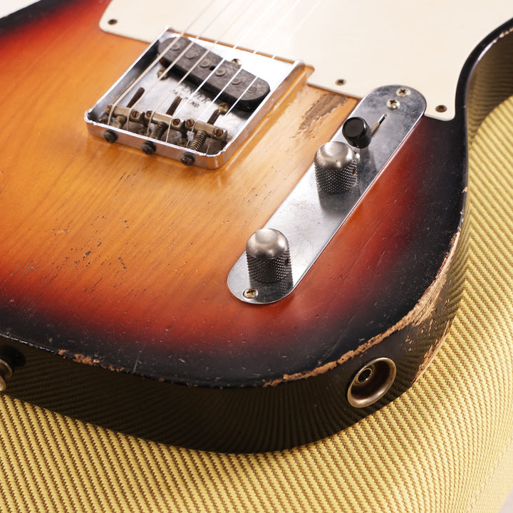 Fender Custom Shop 1955 Telecaster Heavy Relic 2-Tone Sunburst over Blonde Masterbuilt Andy Hicks