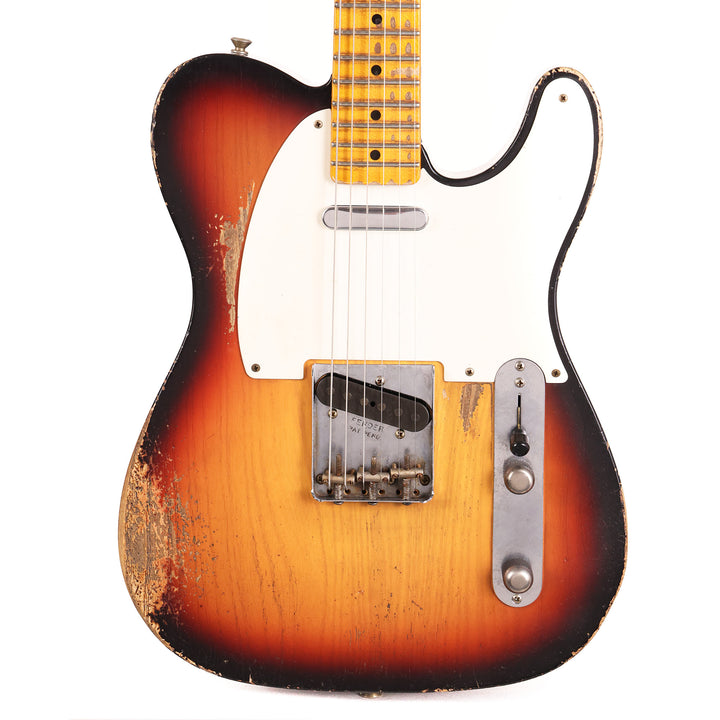 Fender Custom Shop 1955 Telecaster Heavy Relic 2-Tone Sunburst over Blonde Masterbuilt Andy Hicks