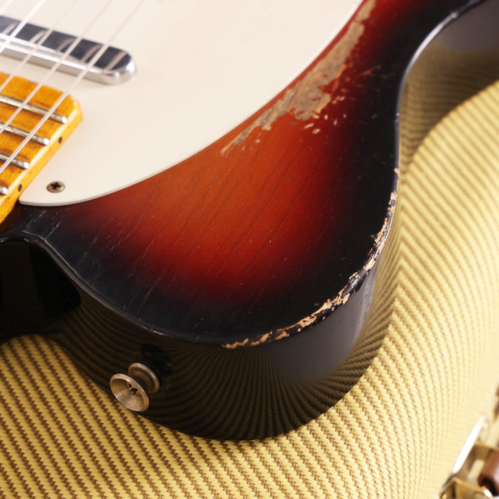 Fender Custom Shop 1955 Telecaster Heavy Relic 2-Tone Sunburst over Blonde Masterbuilt Andy Hicks