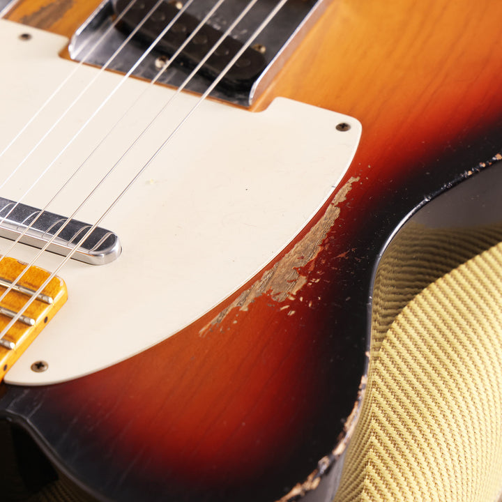 Fender Custom Shop 1955 Telecaster Heavy Relic 2-Tone Sunburst over Blonde Masterbuilt Andy Hicks
