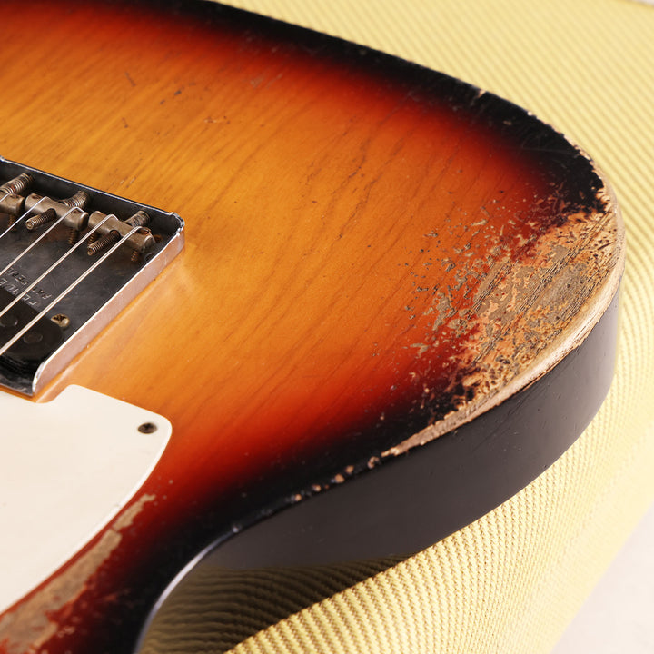 Fender Custom Shop 1955 Telecaster Heavy Relic 2-Tone Sunburst over Blonde Masterbuilt Andy Hicks