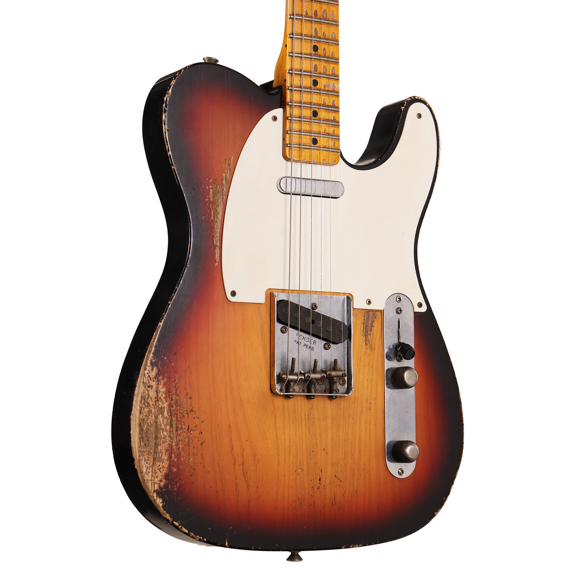 Fender Custom Shop 1955 Telecaster Heavy Relic 2-Tone Sunburst over Blonde Masterbuilt Andy Hicks — 1