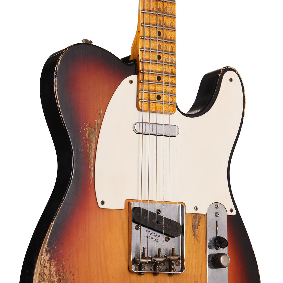 Fender Custom Shop 1955 Telecaster Heavy Relic 2-Tone Sunburst over Blonde Masterbuilt Andy Hicks — 2