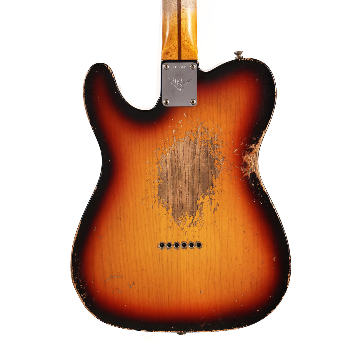 Fender Custom Shop 1955 Telecaster Heavy Relic 2-Tone Sunburst over Blonde Masterbuilt Andy Hicks — 6