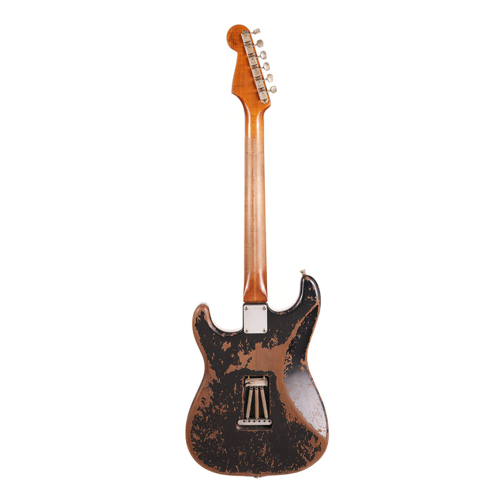 Fender Custom Shop 1957 Stratocaster Roasted Alder Heavy Relic Black Masterbuilt Andy Hicks