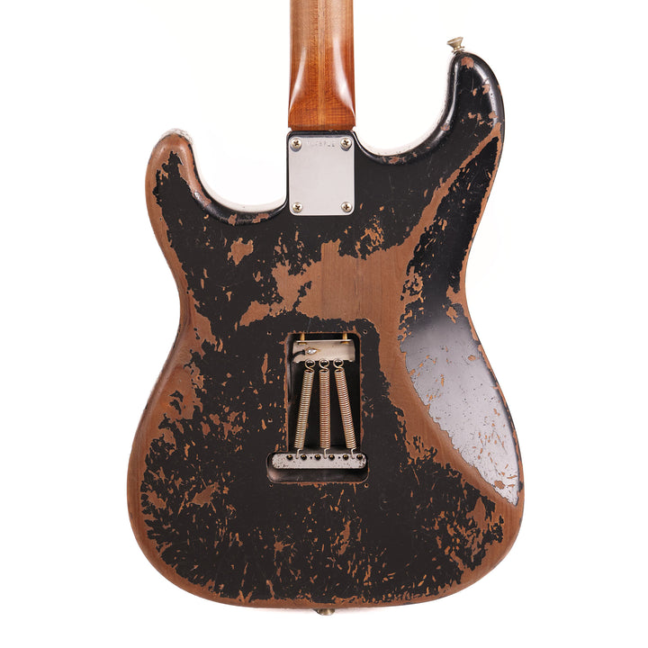 Fender Custom Shop 1957 Stratocaster Roasted Alder Heavy Relic Black Masterbuilt Andy Hicks