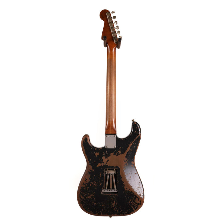 Fender Custom Shop 1957 Stratocaster Roasted Alder Heavy Relic Black Masterbuilt Andy Hicks